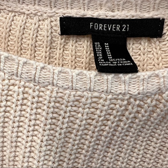 Forever 21 crop sweater top size medium - Picture 5 of 9